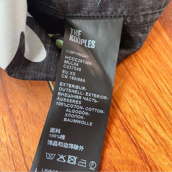 The Kooples Floral Button Shirt - Picture 10 of 10